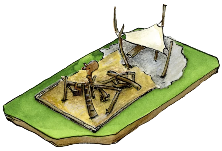 Großer Spielplatz: Pferderast